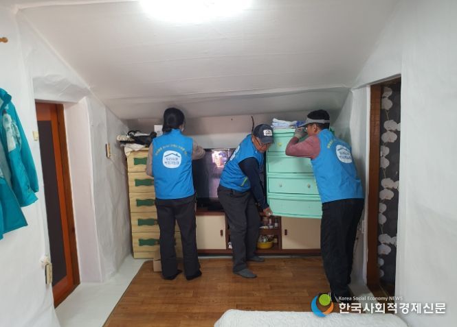 무안읍 우리동네복지기동대, 취약계층 주거환경개선 봉사활동