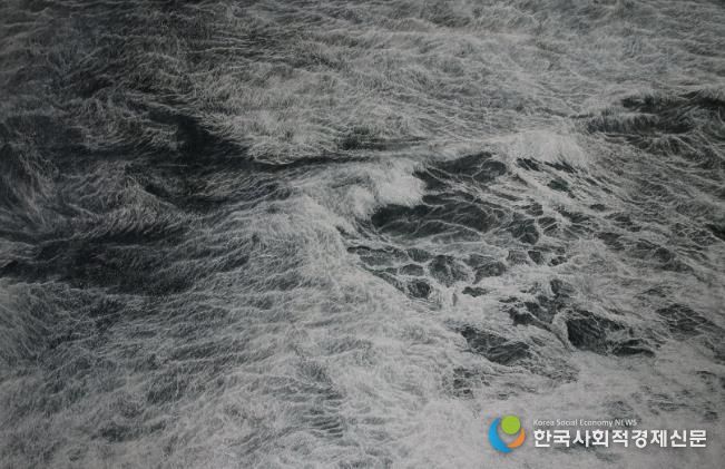 송해석 작가 대표작 ‘파도Ⅸ-1(기다림)’