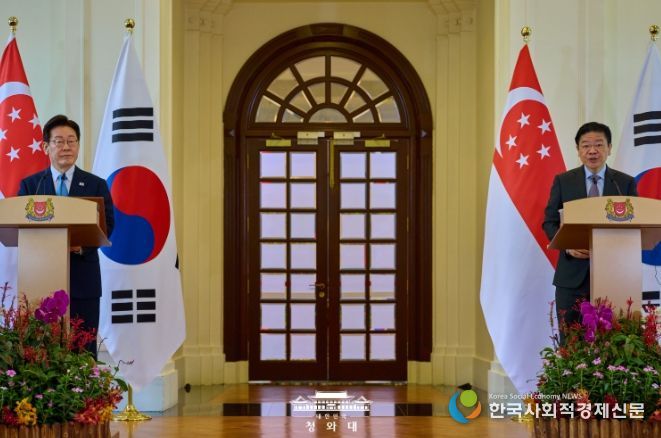 한-싱가포르 공동언론발표(청와대)