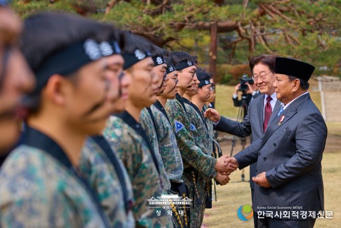 육군 태권도 시범대 공연 관람(청와대)